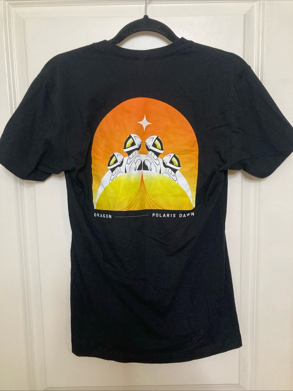 SpaceX Dragon Polaris Dawn F9 Team Issued Shirt Size S Black Official Vintage